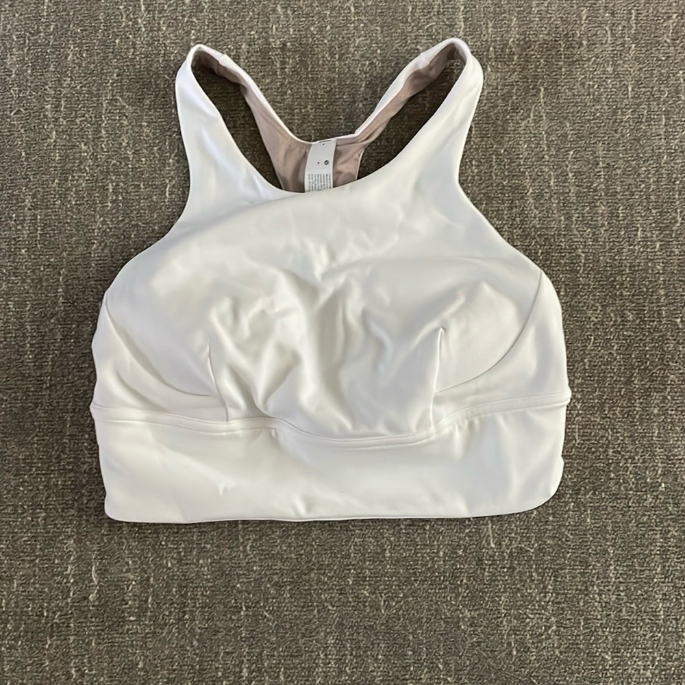 Lululemon winder train longline bra, medium support, CD cup size 8